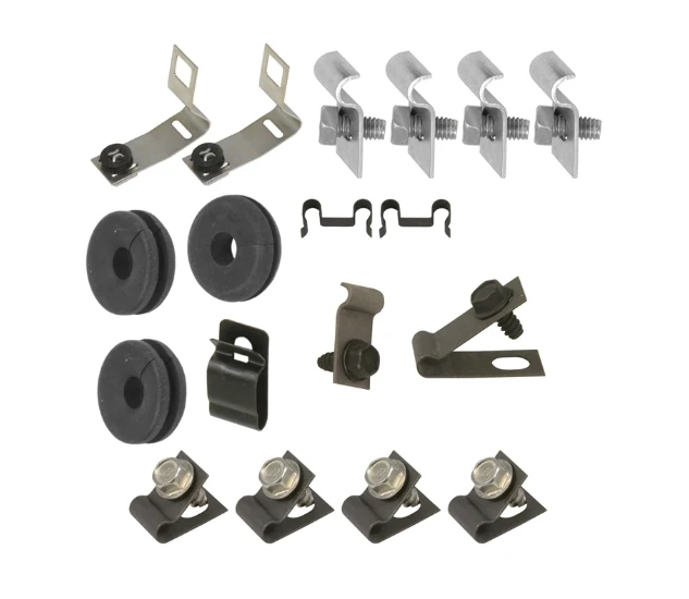 67Z-BF81 - 67 Mustang, 8 cylinder, 1pc Line; Clip Kit