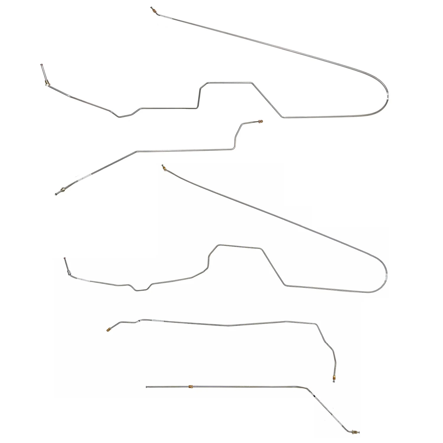 AIN0009- 00-05 Chevy Monte Carlo, Impala w/o ABS, Intermediate Brake Line Kit - Image 2