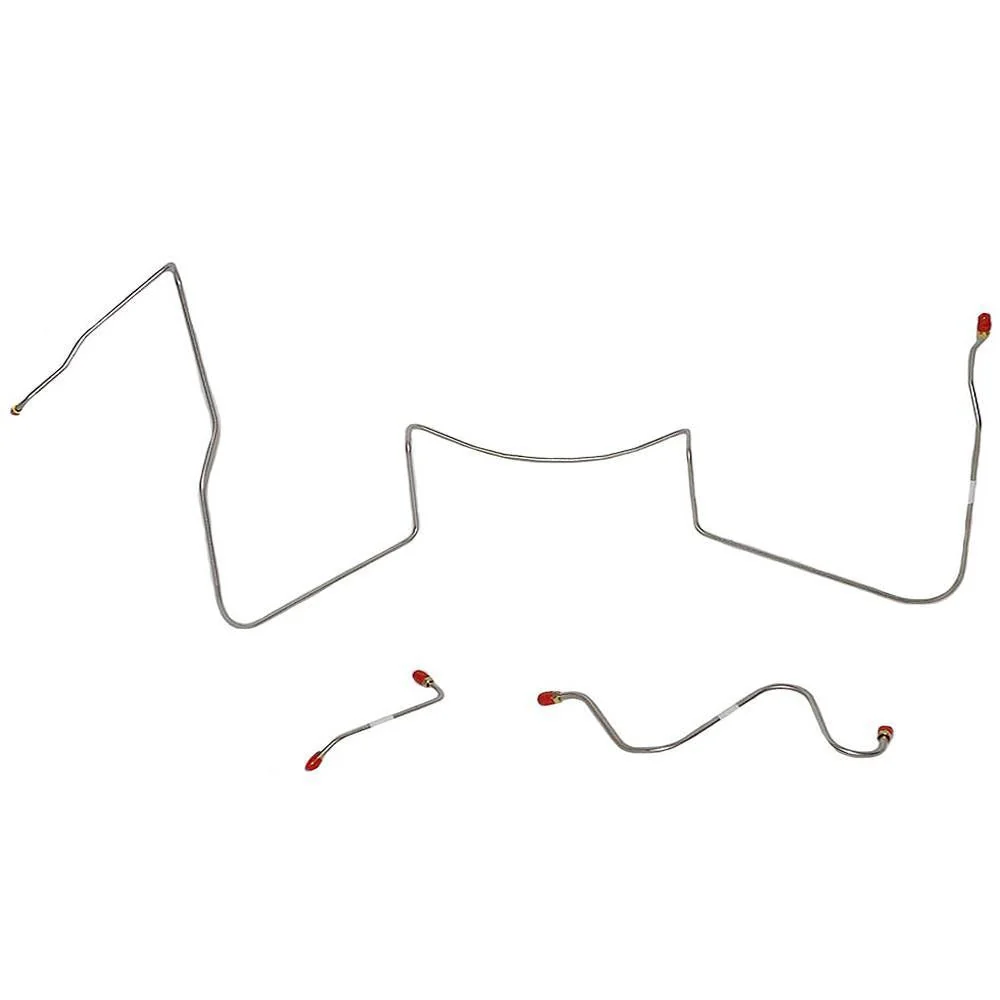 AKT6401- 64-65 Pontiac Lemans, GTO w/ Manual Drums; Front Brake Line Kit