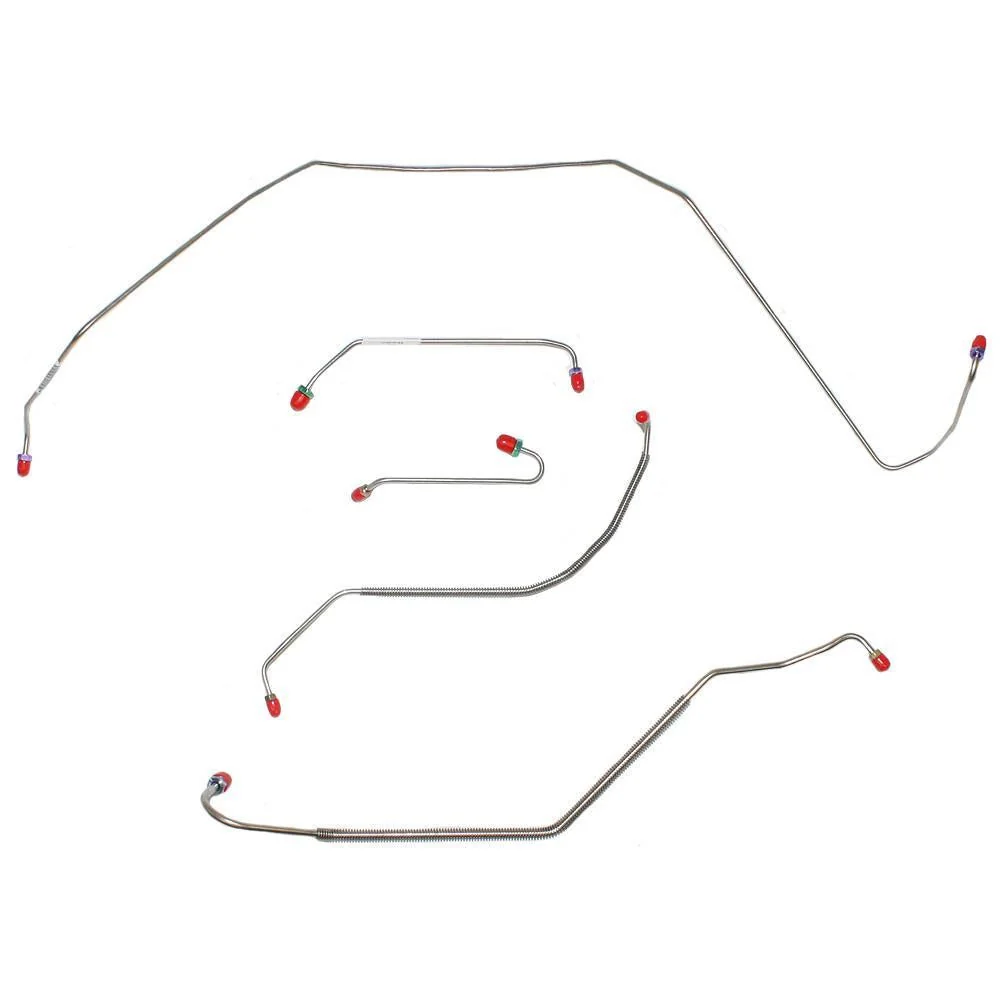 AKT6723- 67 Buick Skylark, GS w/ Power Disc, 3/8 Port in Metering Valve; Front Brake Line Kit