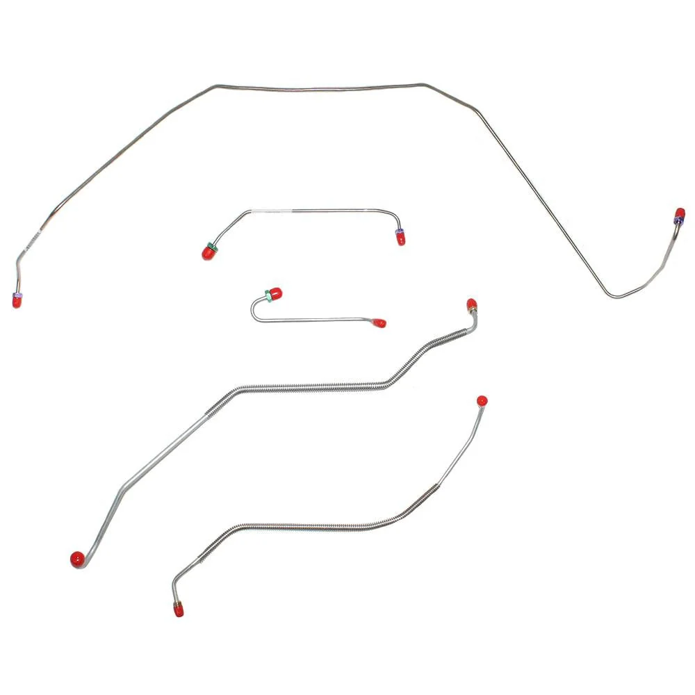 AKT6724- 67 Buick Skylark, GS w/ Power Disc, 7/16 Port in Metering Valve; Front Brake Line Kit - Image 2
