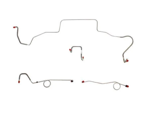 1968-69 Mopar B-Body w/ Power Disc; Complete Brake Line and Hose Kit - Image 2