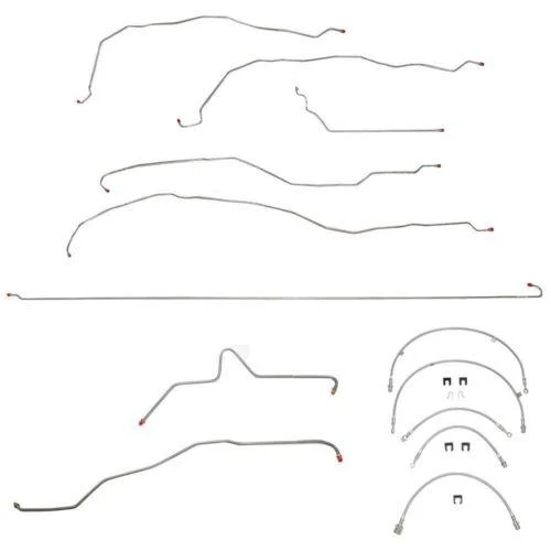 BLH18- 05-07 GM Truck 1500, 2wd, Crew Cab/Short Bed; Complete Brake Line & Hose Kit; Stainless