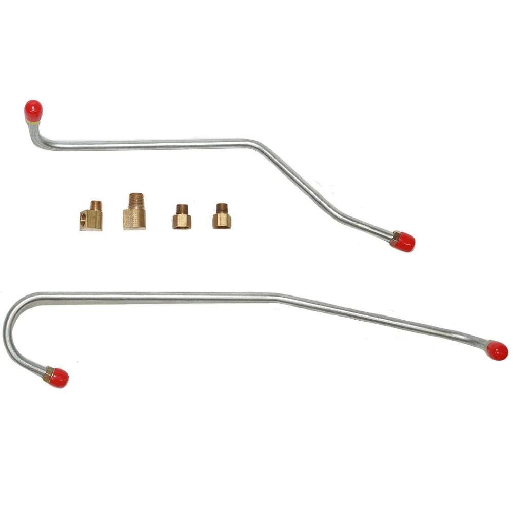 BPC5706- 57 Chevy Bel Air, Impala 283CID 8cyl Pump to Fuel Injection, 2 Lines w/ 4 Fittings - Image 2