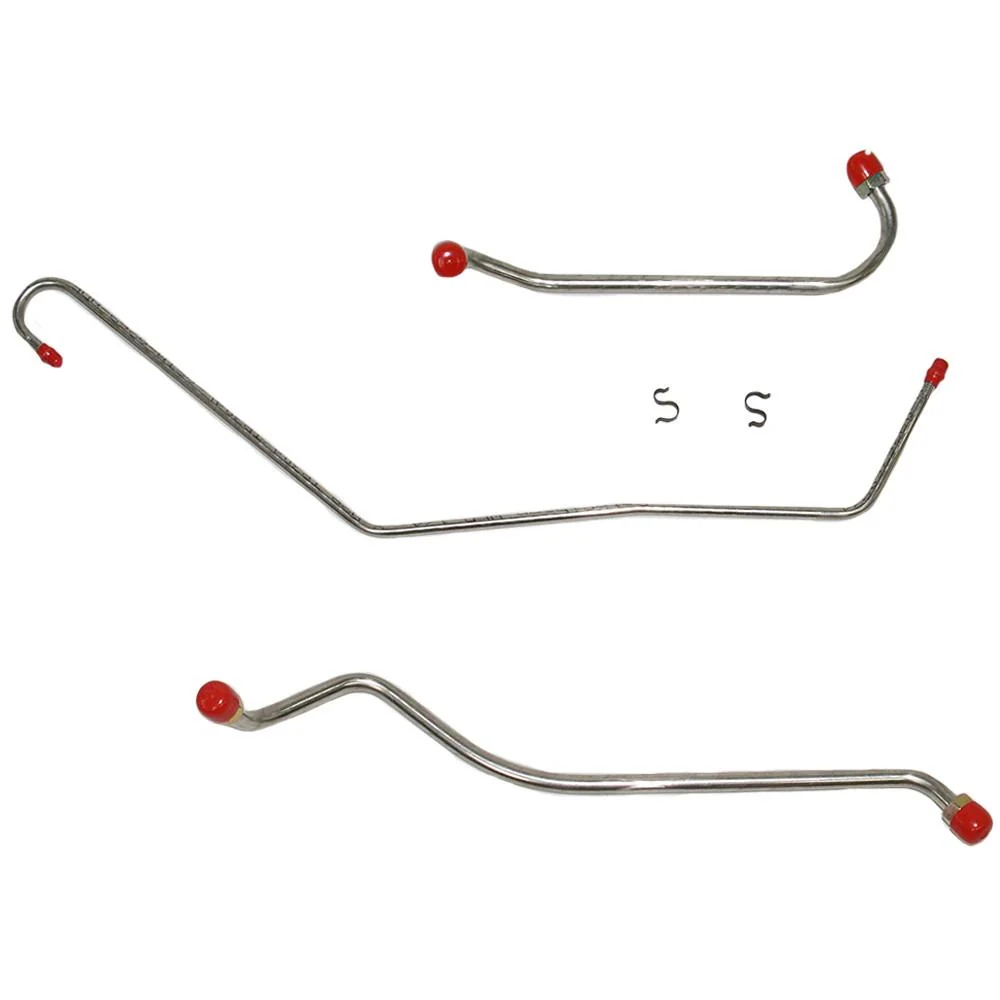 BPC6905- 69 Chevy Bel Air, Biscayne, Impala, Chevelle, El Camino, Caprice 350CID, 4BBL w/ Quadrajet 3 Line Kit Incl. Return, Pump to Carb Fuel Lines