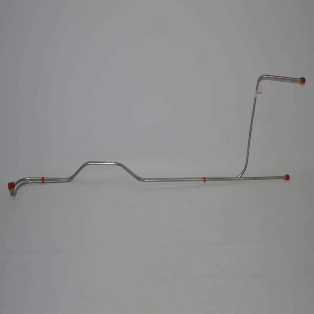 BTC6503OM- 65-66 Chevy Bel Air, Biscayne, Impala, 283/327CID, SM BLK, Powerglide w/ A.C Transmission Line Set Radiator Ports 12.5'' Apart; Steel
