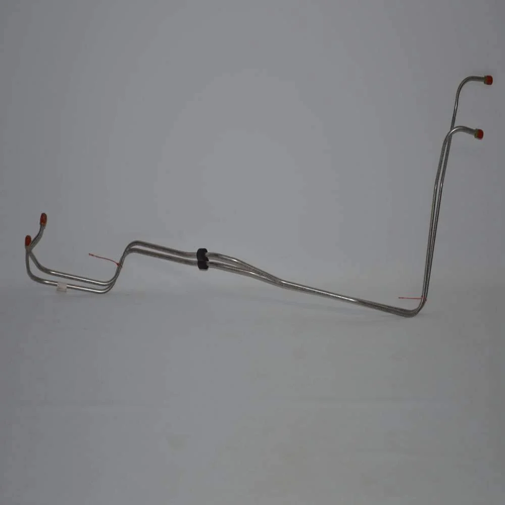 BTC6903SS- 69-70 Chevy Bel Air, Biscayne, Impala, 327/350/400 CID SM BLK, Turbo-Hydramatic 350 Transmission Line Set; Stainless