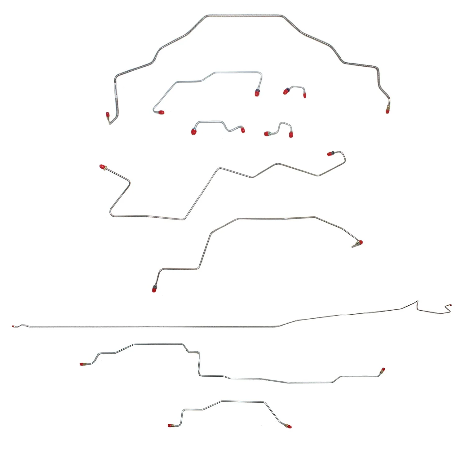 CBK0022- 95-97 Dodge Ram 1500, 2wd, AWABS, Reg Cab/Long Bed Brake Line Kit - Image 2