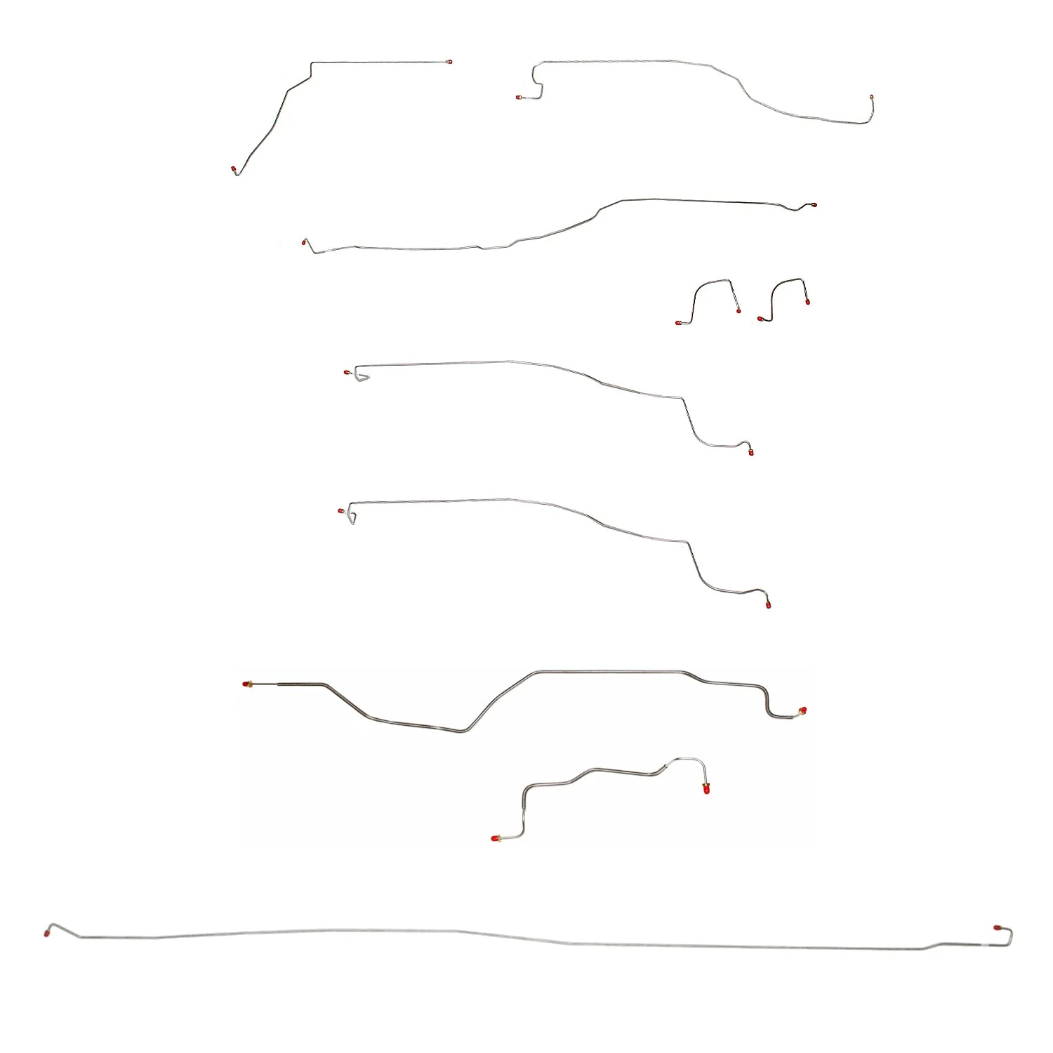 CBK0026- 03-04 GM 1500 Truck, 4wd, Ext/Crew Cab/Short Bed; Complete Brake Line Kit - Image 2