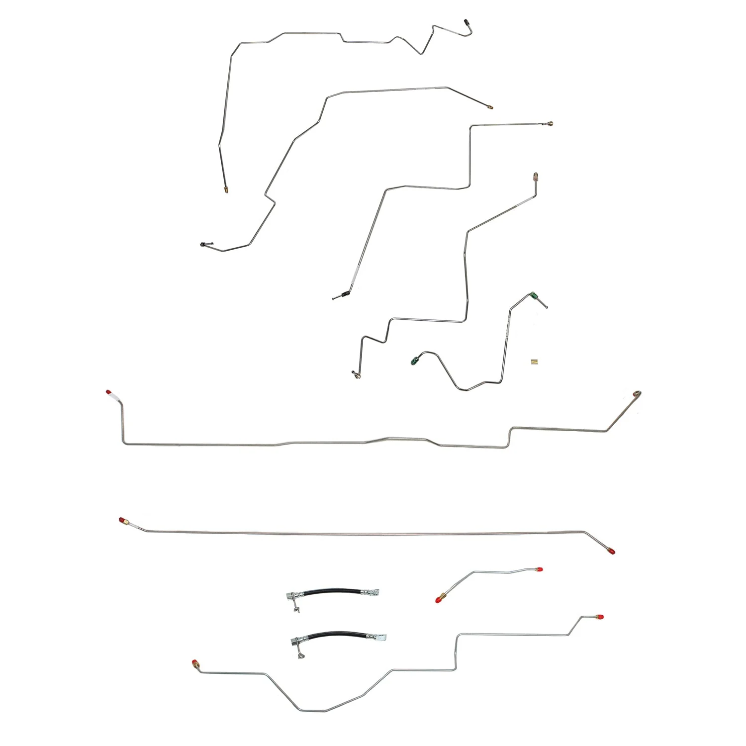 CBK0059- 02-05 Dodge Ram 1500 4wd, RWABS, Quad Cab/Short Bed; Complete Brake Line Kit