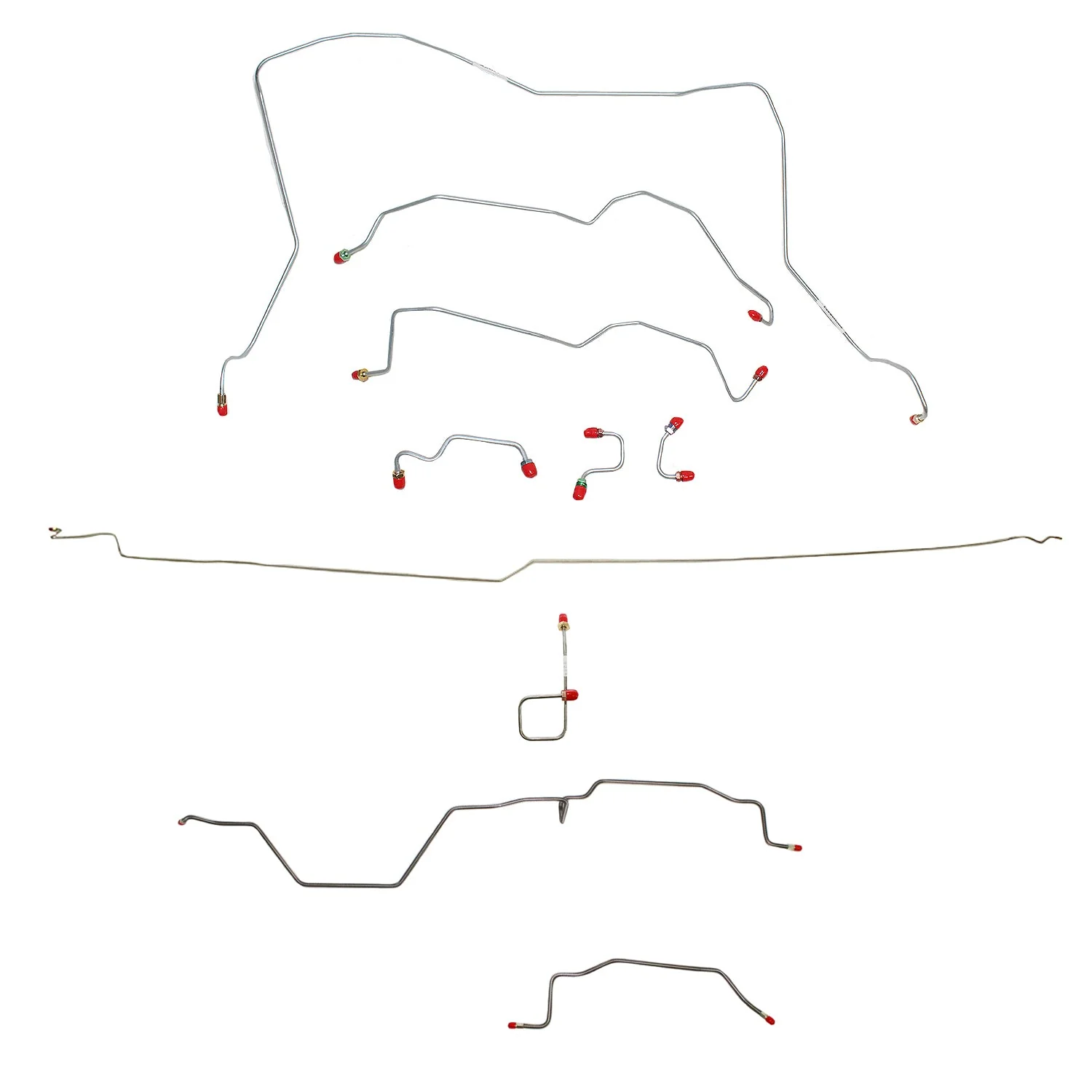 CBK0120- 95-97 Ram 2500; Manual, 4wd, RWABS, Quad Cab/Long Bed; Complete Brake Line Kit