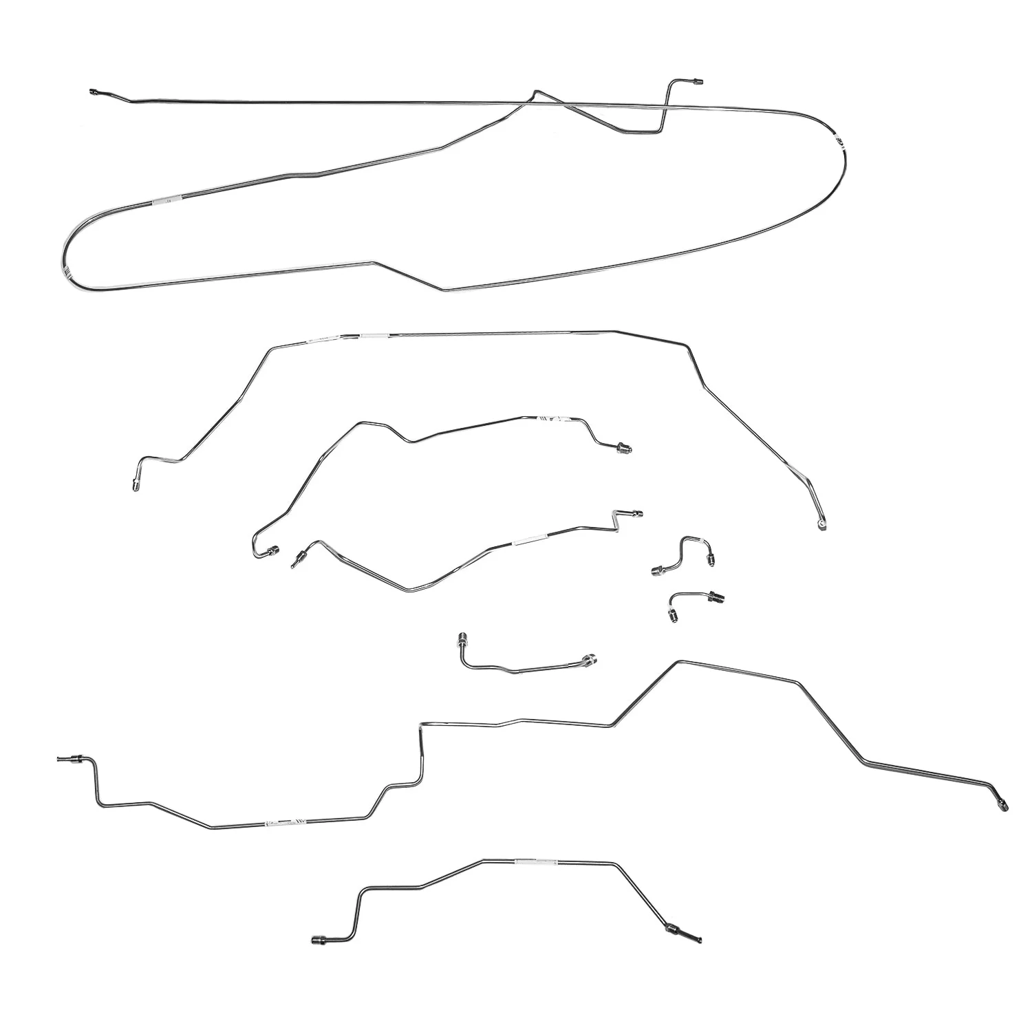 CBK0132- 94-97 Ram 1500, 2 WD, Rear ABS, Quad Cab, Long Bed Brake Line Kit