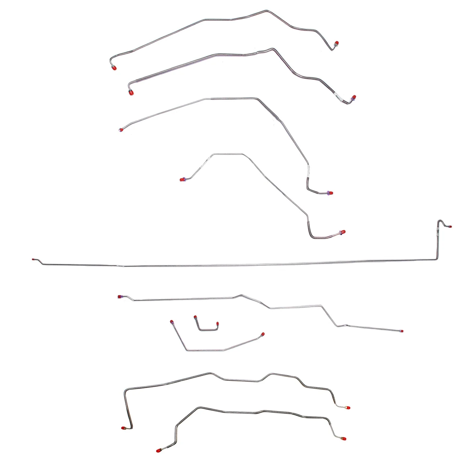 CBK0136- 81-87 K3500 / 88-91 V3500 Complete Brake Line Kit - Image 2