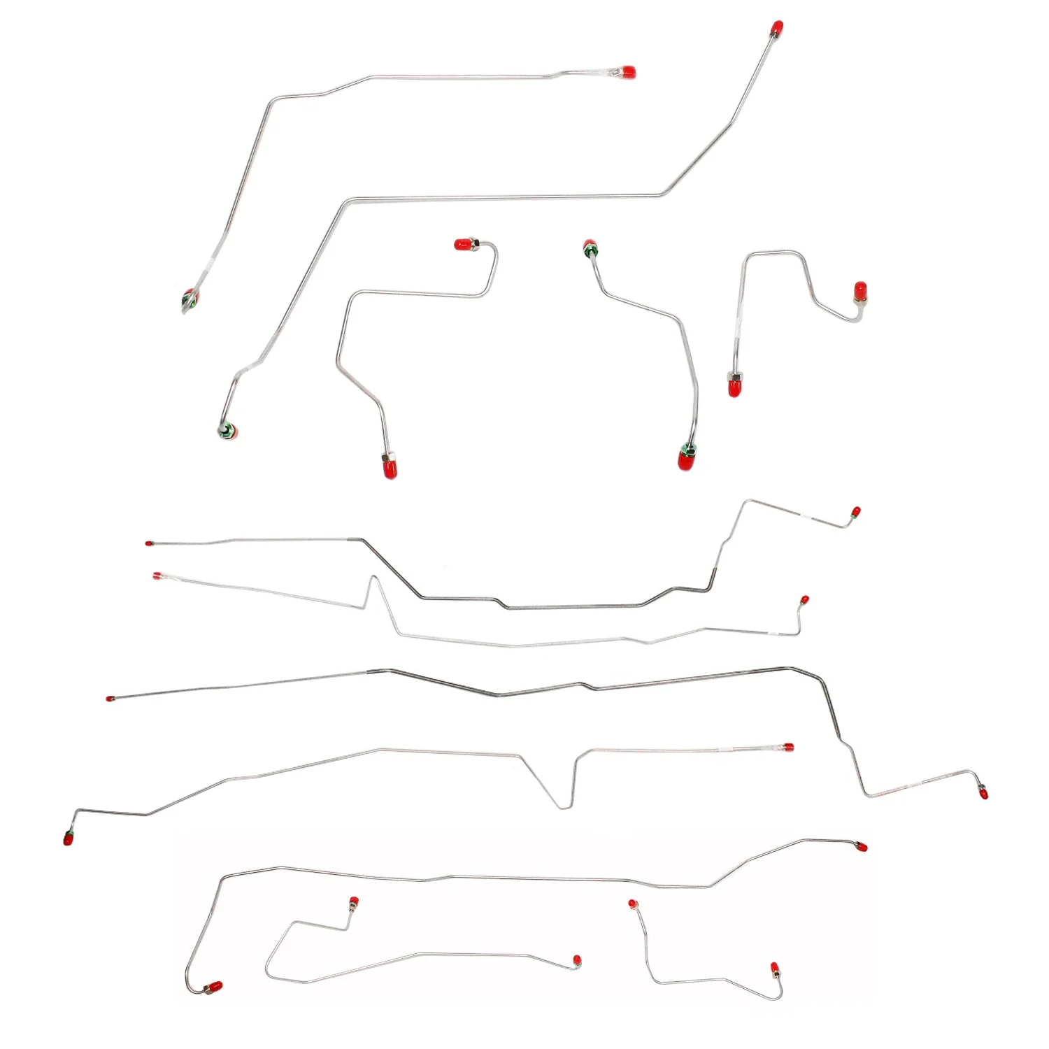 CBK0158- 00-07 Taurus / Sable, Rear Drum, Brake Line Set - Image 2