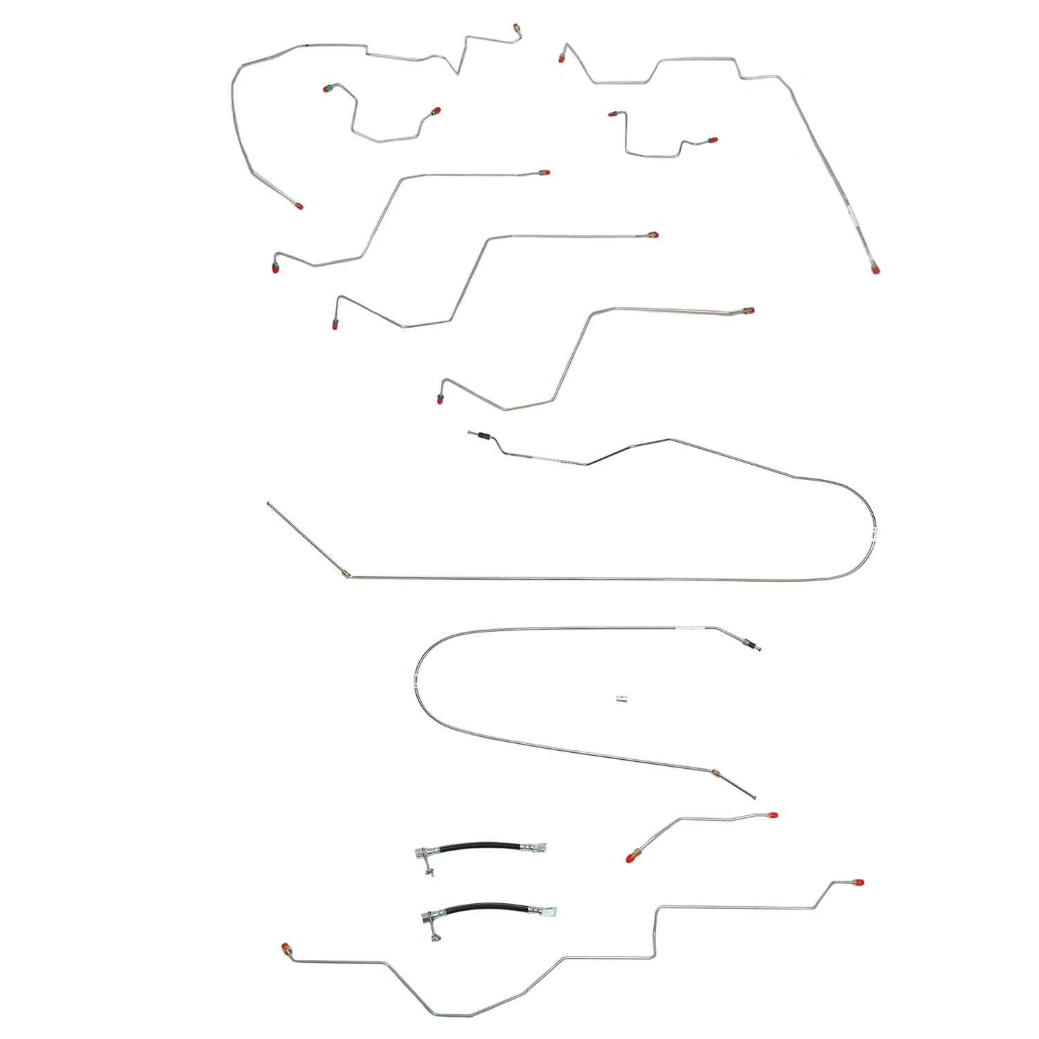CBK0161- 02-05 Ram 1500; 2WD, All ABS, Quad Cab, Short Bed; Brake Line Set
