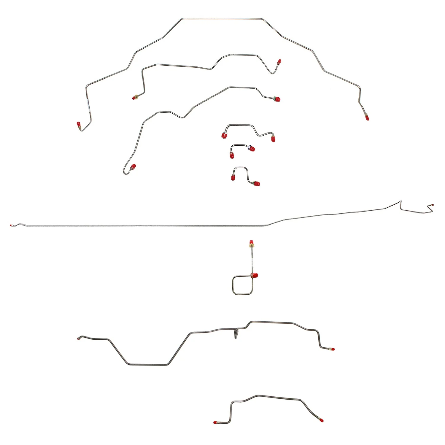 CBK0178- 95-97 RAM 3500, 2WD, ALL ABS, REG CAB, LONG BED BRAKE LINE KIT