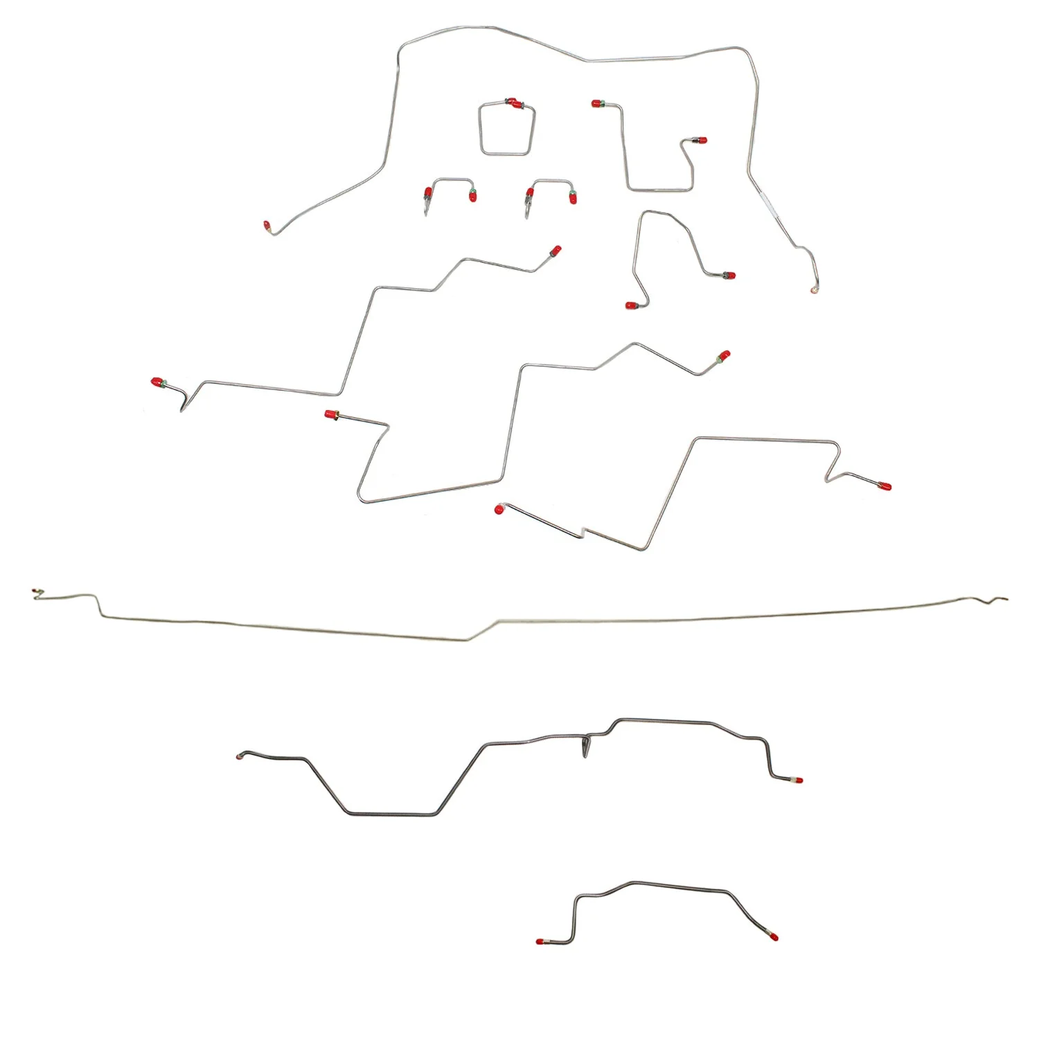 CBK0197- 98-01 RAM 1500, 4WD, ALL ABS, QUAD CAB, LONG BED BRAKE LINE KIT