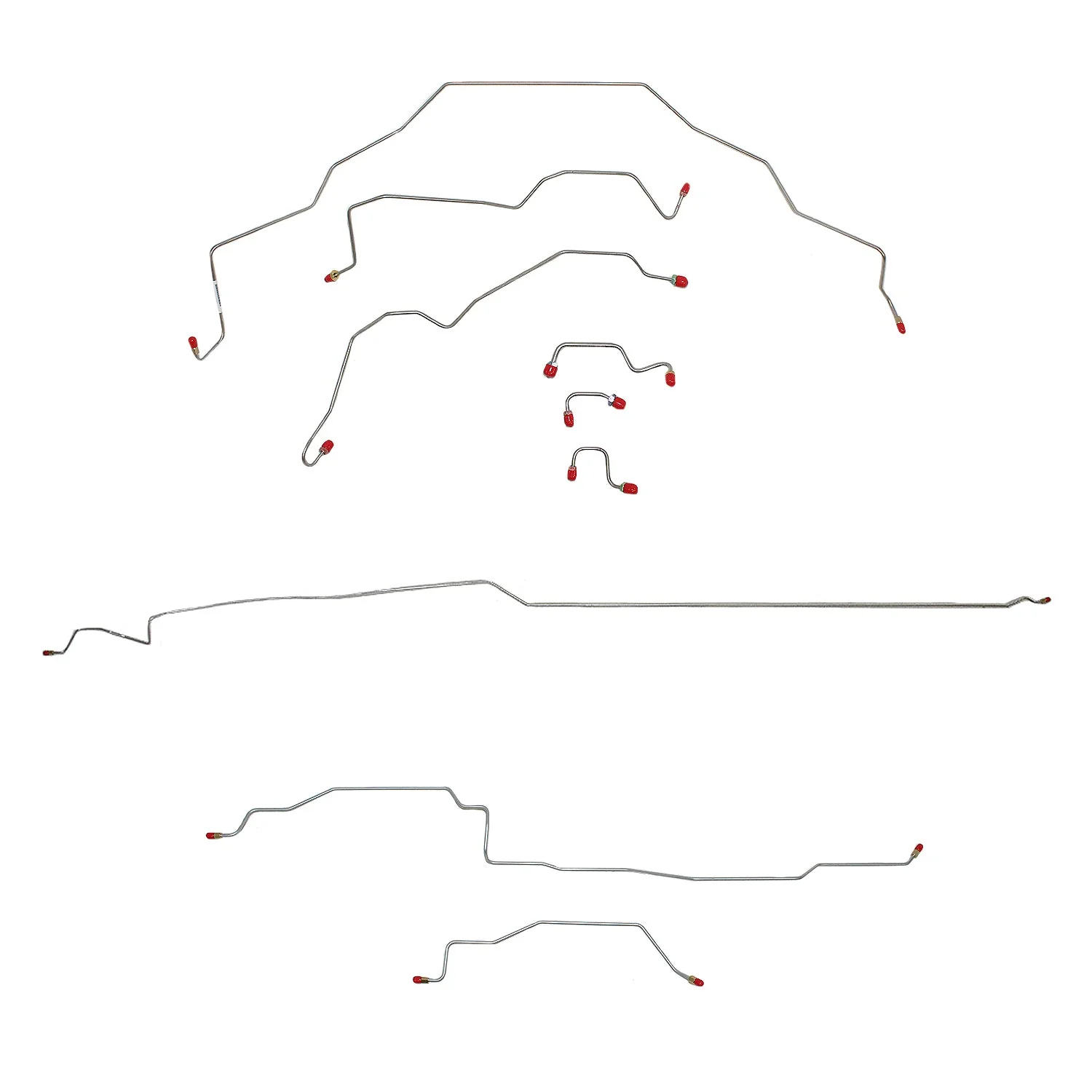 CBK0230- 95-97 Ram 1500, 2 WD, All ABS, Reg Cab, Short Bed Brake Line Kit