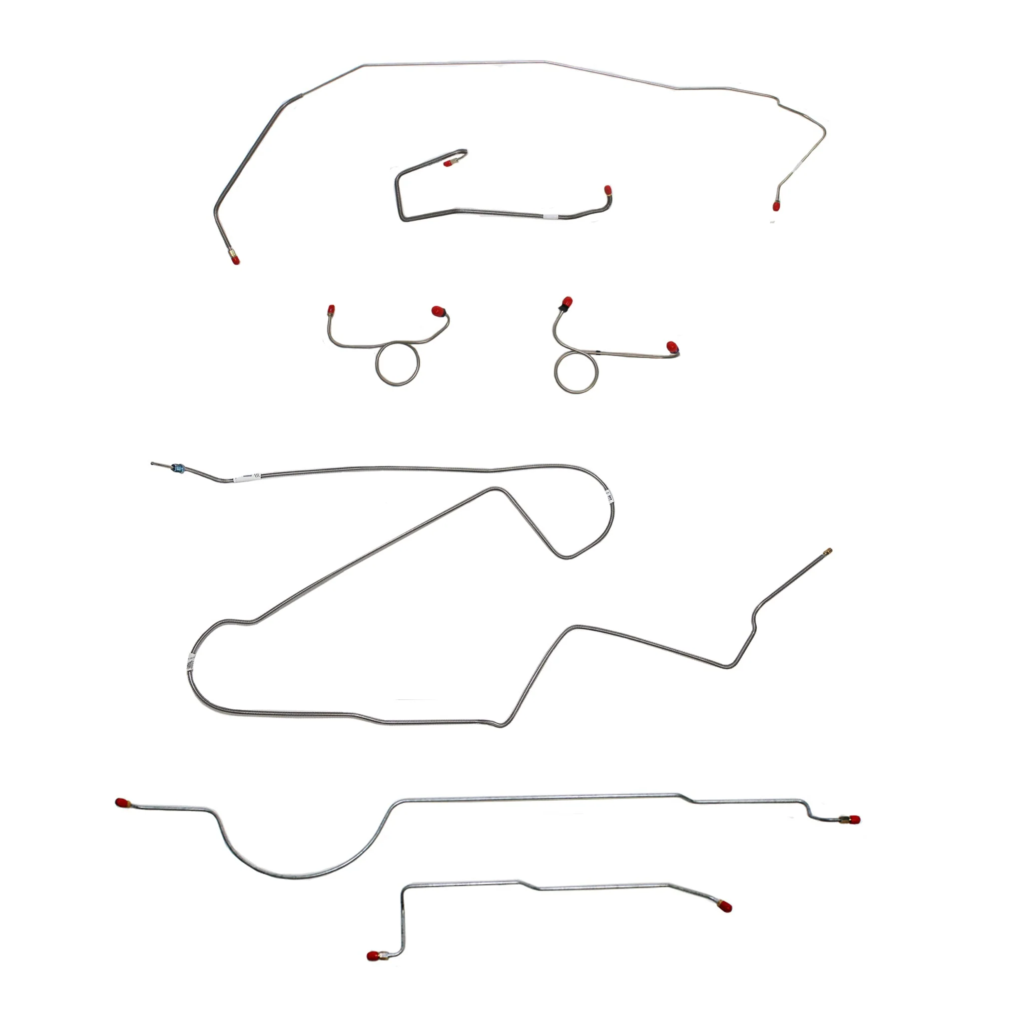 CBK0249- 86-89 Camaro, 2.5L/4 cyl (1986) or 2.8L/6 cyl, J65 Rear Disc; Complete Brake Line Kit