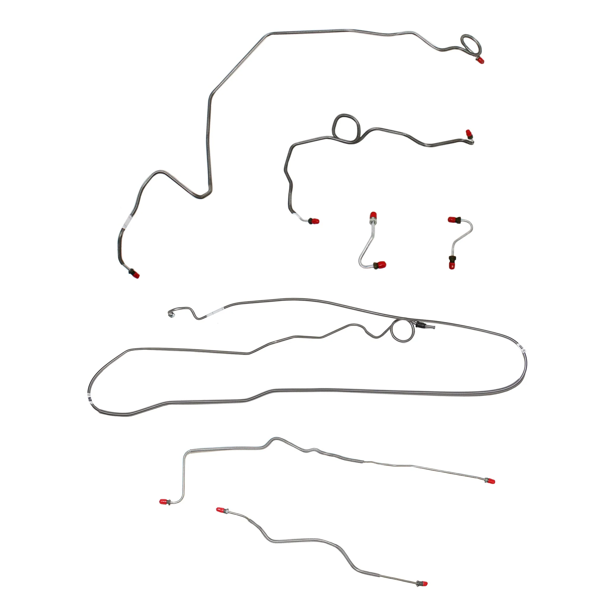 CBK0251- 89-91 Camaro, 5.0L/8 cyl or 5.7L/8 cyl, J65 Rear Disc; Complete Brake Line Kit