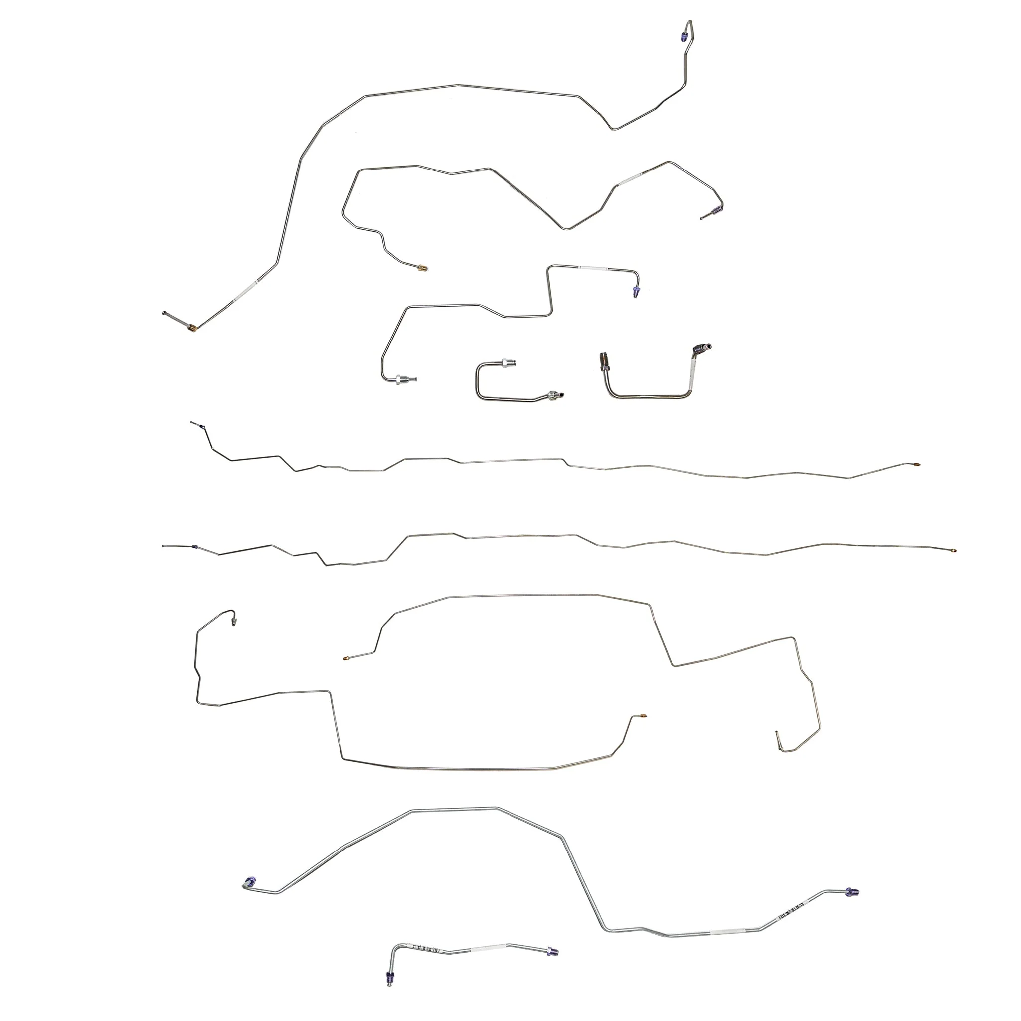 CBK0721- 2011-15 Ford F-350, w/ Crew Cab and Short Bed, Traction Control; Complete Brake Line Kit
