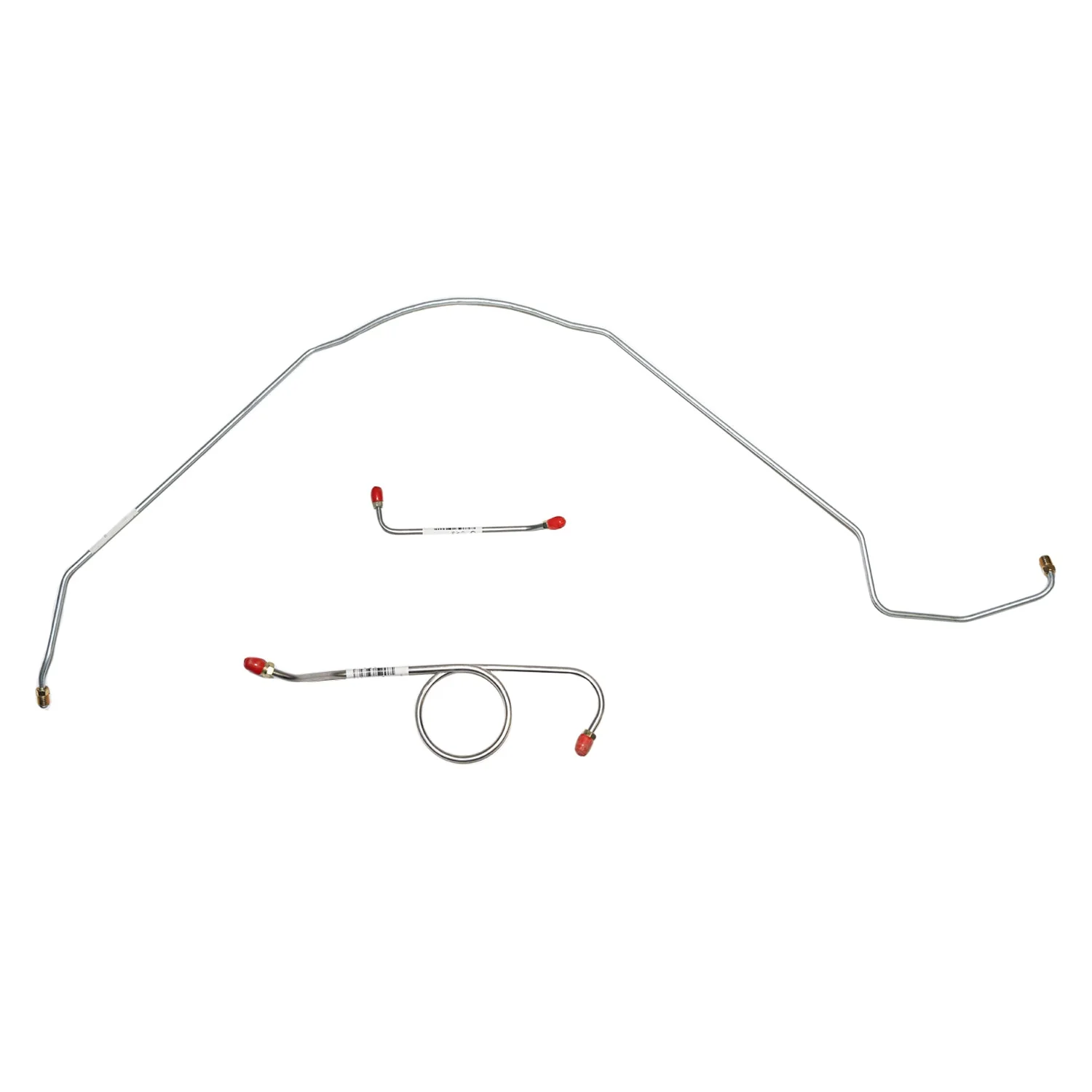 CKT6601- 66 Chevy Malibu, Chevelle, El Camino; Except Super Sport Standard Drum Brakes, Front 3 Line Set - Image 2
