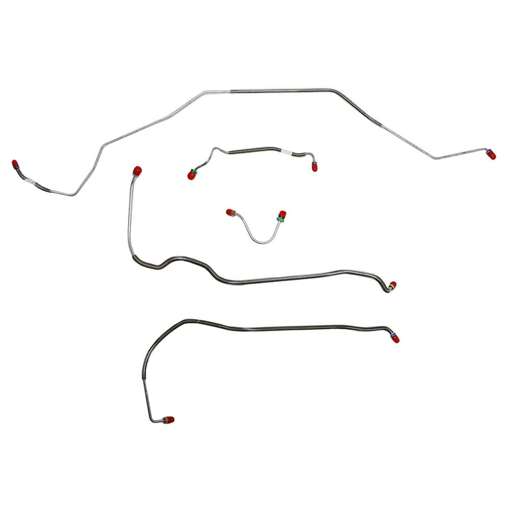 CKT6806- 68 Chevy Malibu SS, Chevelle SS, El Camino SS, (Super Sport ONLY) w/ Power Disc Brakes, Front 5pc Brake Line Set