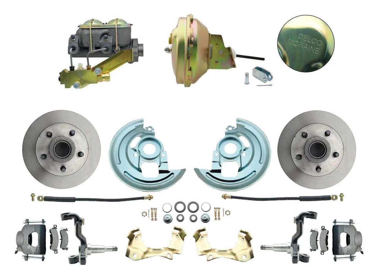 FDC0002- 67-69 GM F-Body Front Disc Brake Conversion Kit with Delco Valve & 9" Booster