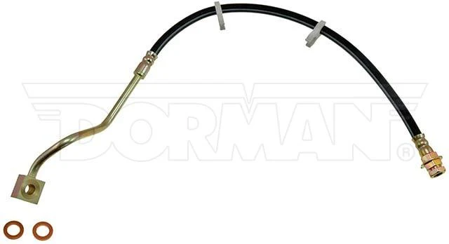 FLH381185- 99-04 Ford F-250 / F-350 SuperDuty 4wd AWABS Left Front Brake Hose; Rubber