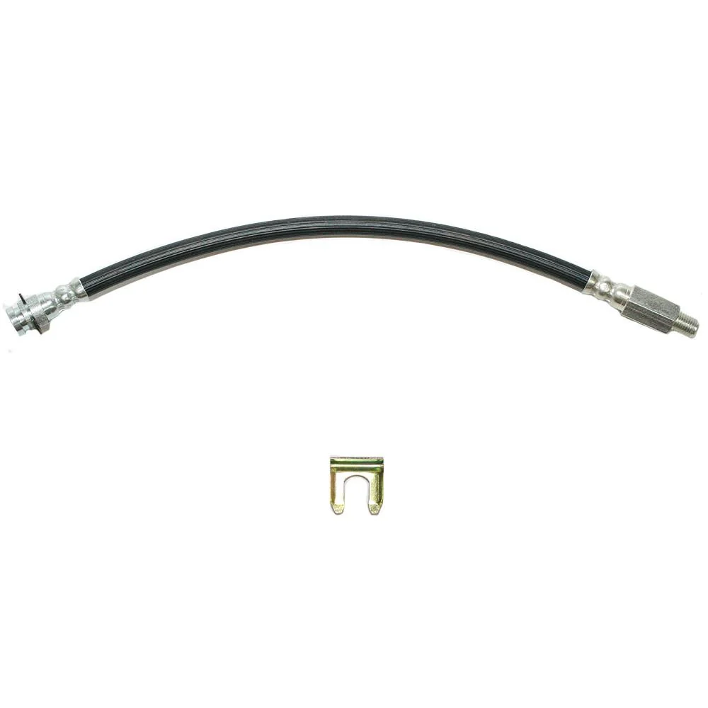 HSP4004OM- 67-70 Chevy Bel Air, Biscayne, Impala; 64-67 Chevelle, El Camino; 64-66 Pontiac Lemans, GTO; 64-67 Cutlass, 442; Buick Skylark,GS; Front Drum Brake Hose; Rubber