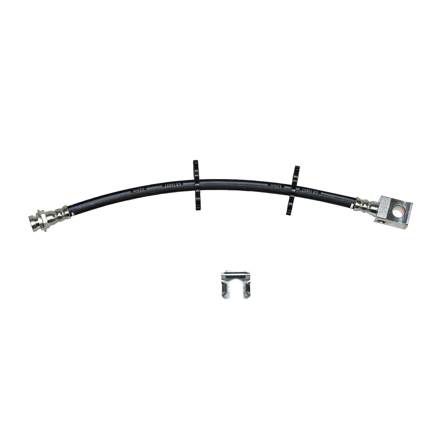 HSP4015OM - 66-69 Mopar B-Body, w/ 8 3/4 Inch Rear Axle Rear Brake Hose; Rubber