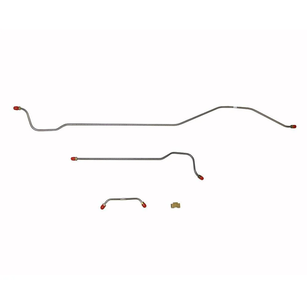 PRA6101- 61 Pontiac Catalina, Bonneville; 3pc Rear Axle Brake Line Set - Image 2