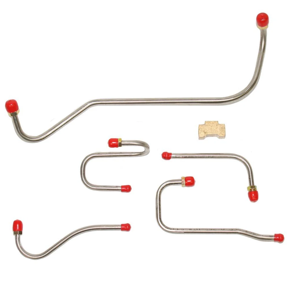 RPC6405- 64-65 Mopar B-Body Hemi X Ram w/ Dual Carter 4BBL, 5 Line Set