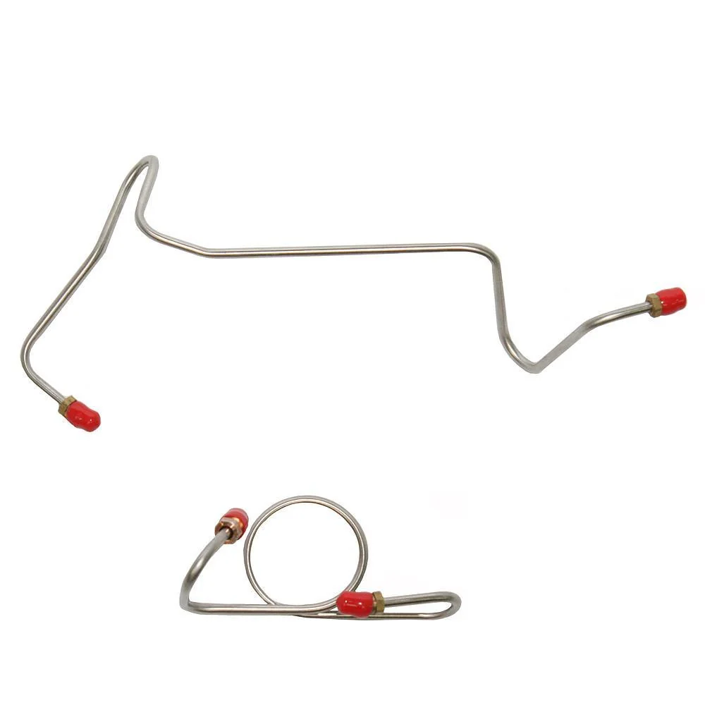 SDV5601SS- 56' Ford Thunderbird, Distributor Vacuum Advance Line, 2pc Set; Stainless