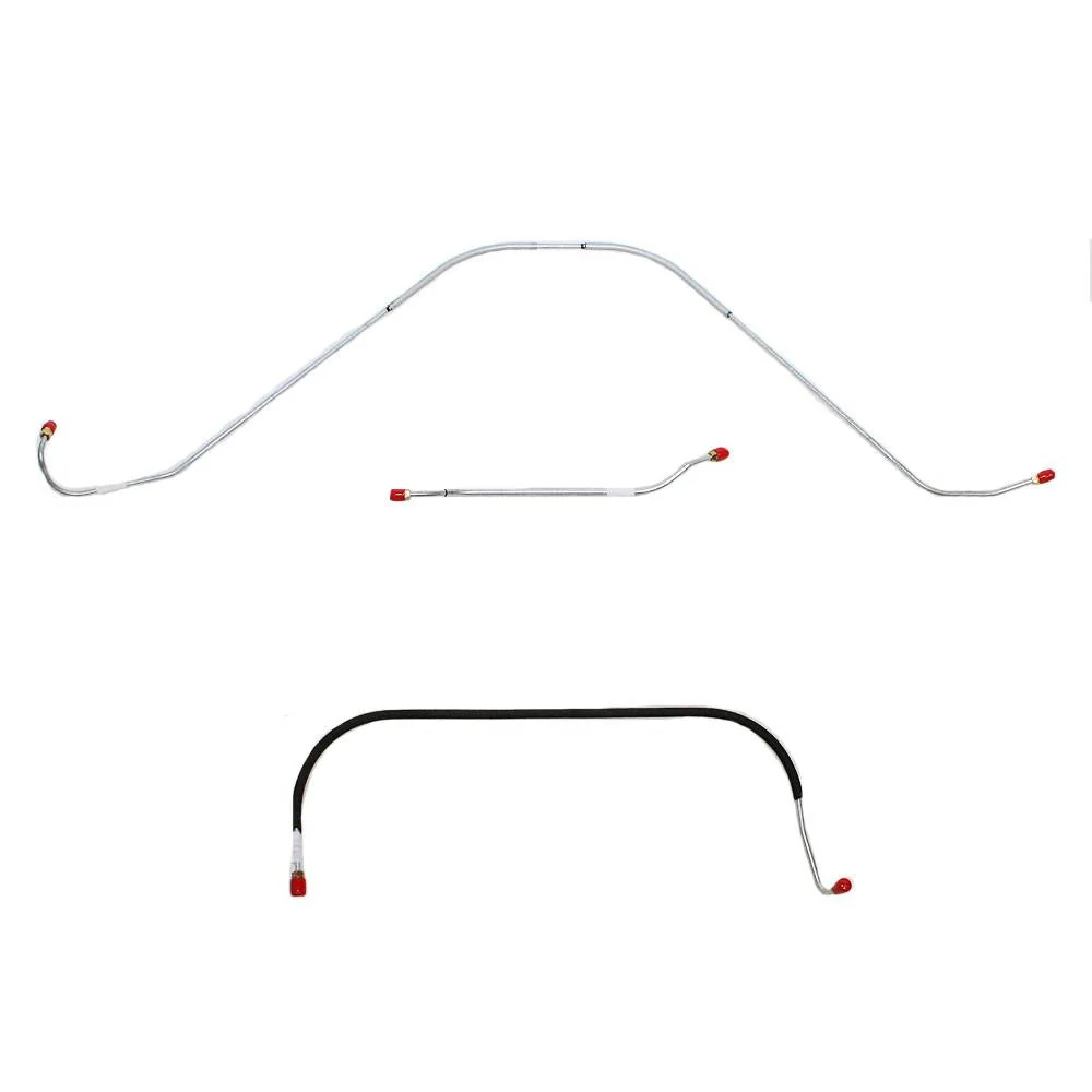 SKT5702- 57 Ford Thunderbird w/ Power Brakes; Front 3pc Brake Line Set - Image 2