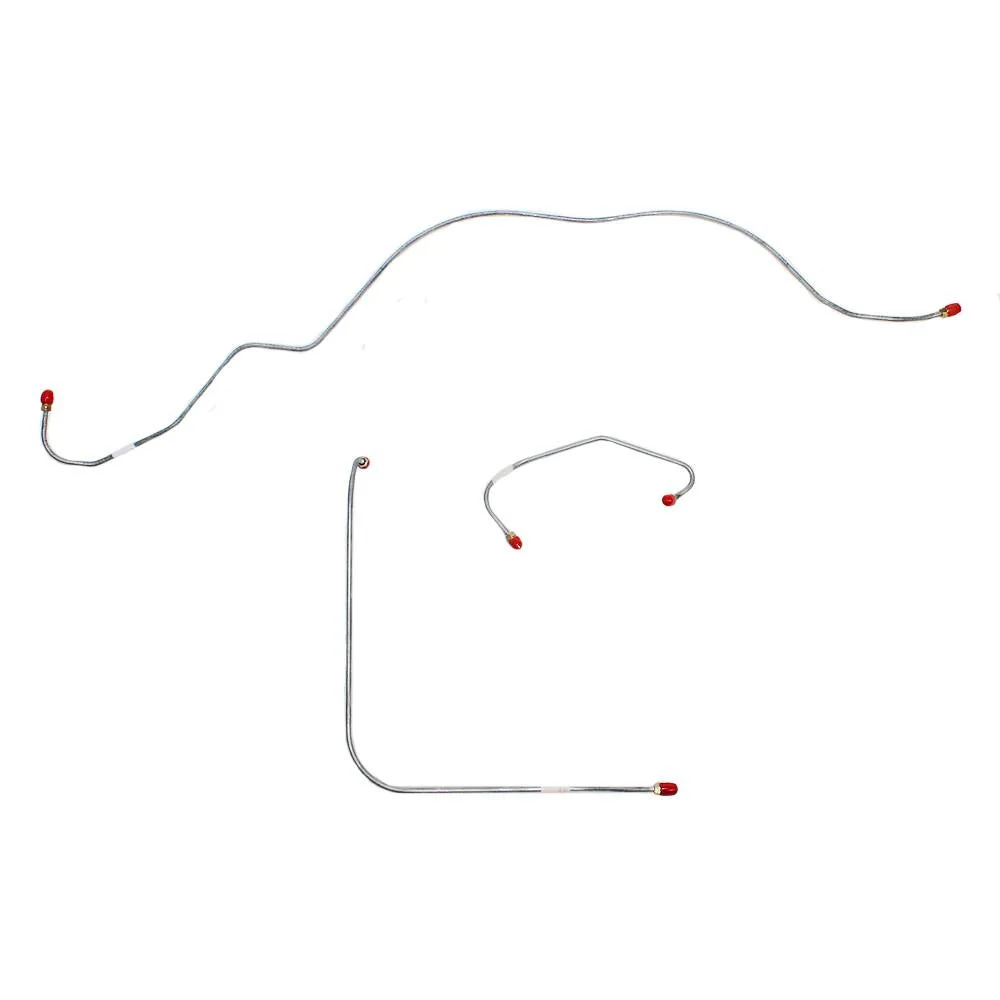 SKT5902- 60 Ford Thunderbird w/ Power Brakes, Booster Mounted on Firewall; Front 3pc Brake Line Set - Image 2