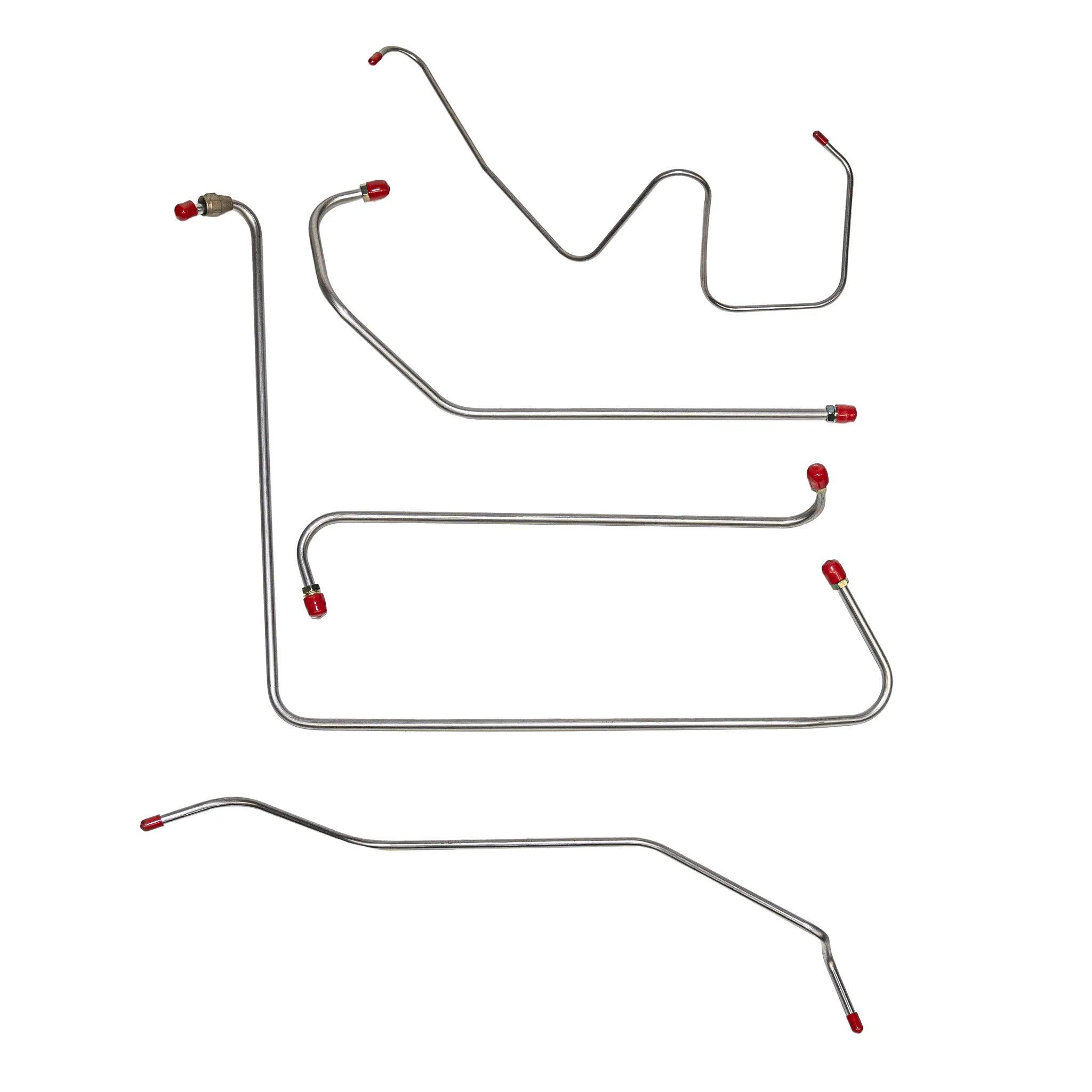 SPC5706- 57 Ford Thunderbird, Dual 4BBL w/ Super Charger, Fuel Pump to Carb & Vacuum Lines, 6 Line Set - Image 2