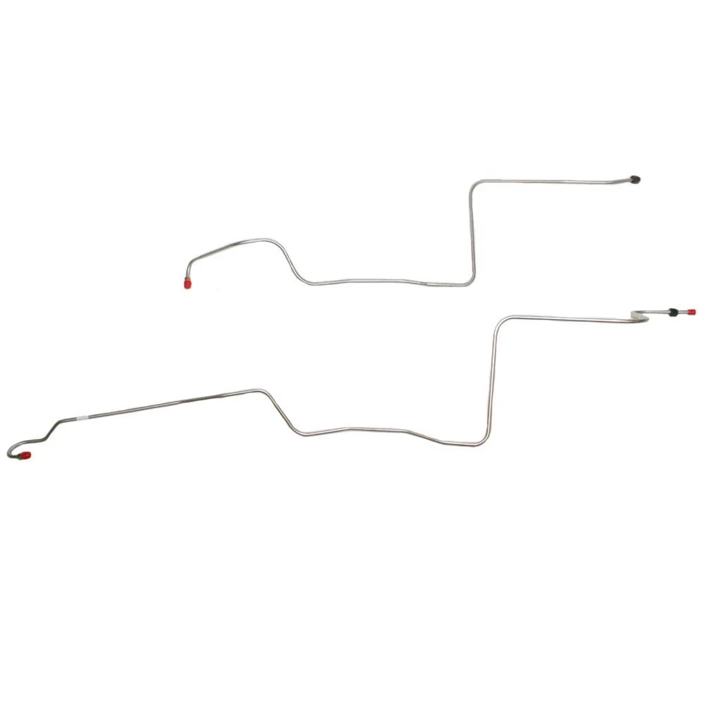 STC6101OM- 61' Ford Thunderbird w/ MX Transmission, 2pc Transmission Cooler Line Set; Steel