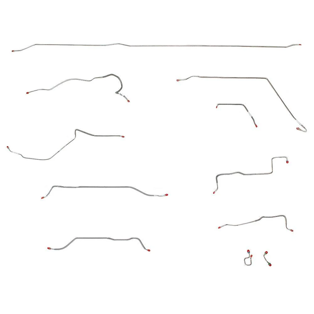 TCK9701SS- 97 Express 3500 Van Complete Brake Line Kit; Stainless