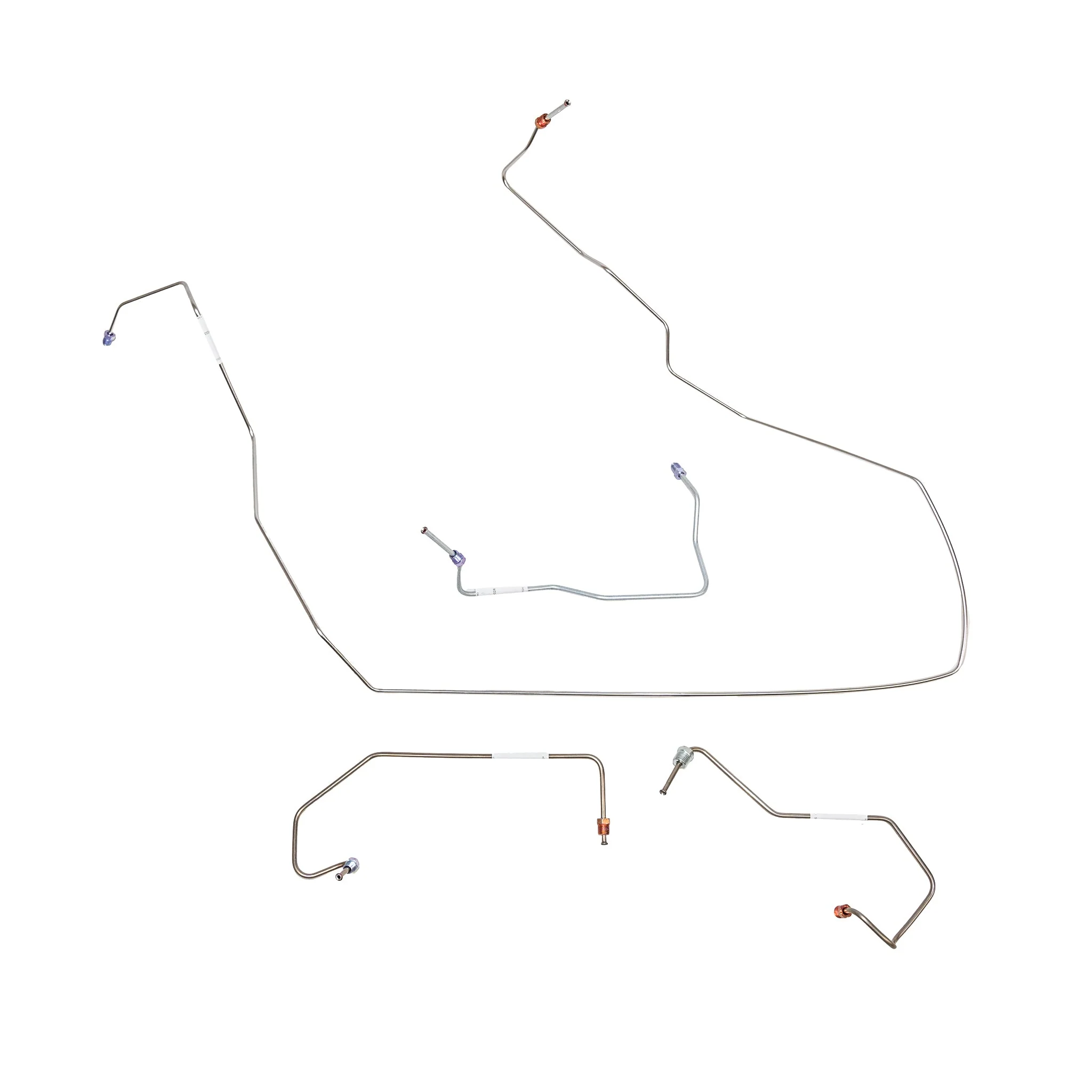 TKT0142- 01-03 F-150 04 Heritage, 4wd, AW Disc, AWABS, Made After 12/13/01, Front Brake Line Kit