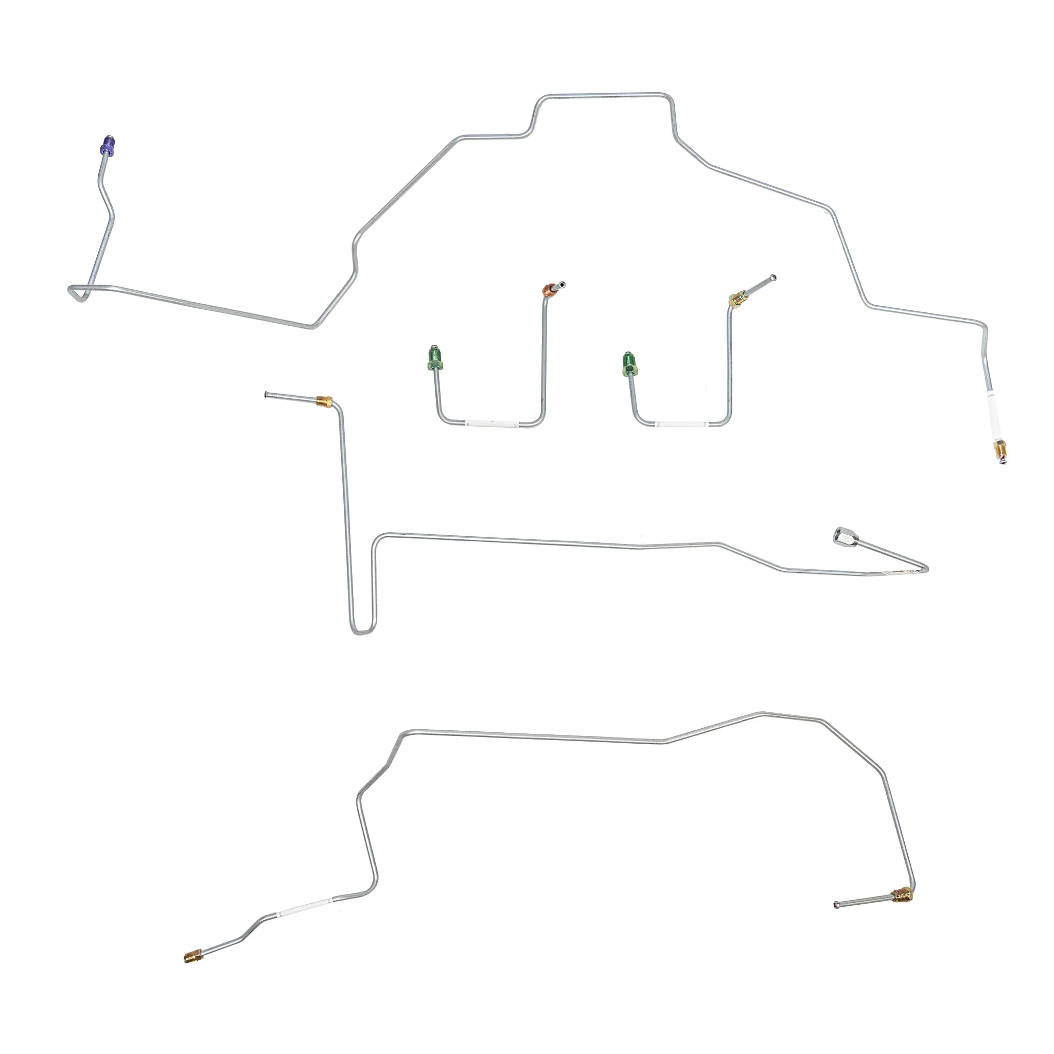 TKT0145- 01-02 Ford Explorer Sport Trac 4wd Front Brake Line Kit - Image 2