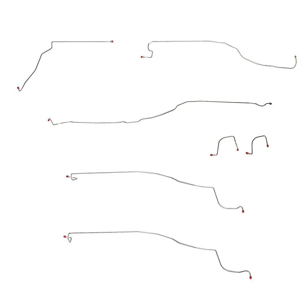 TKT0303- 03-04 Silverado/Sierra 1500, 2wd, R Disc, Front Brake Line Kit - Image 2
