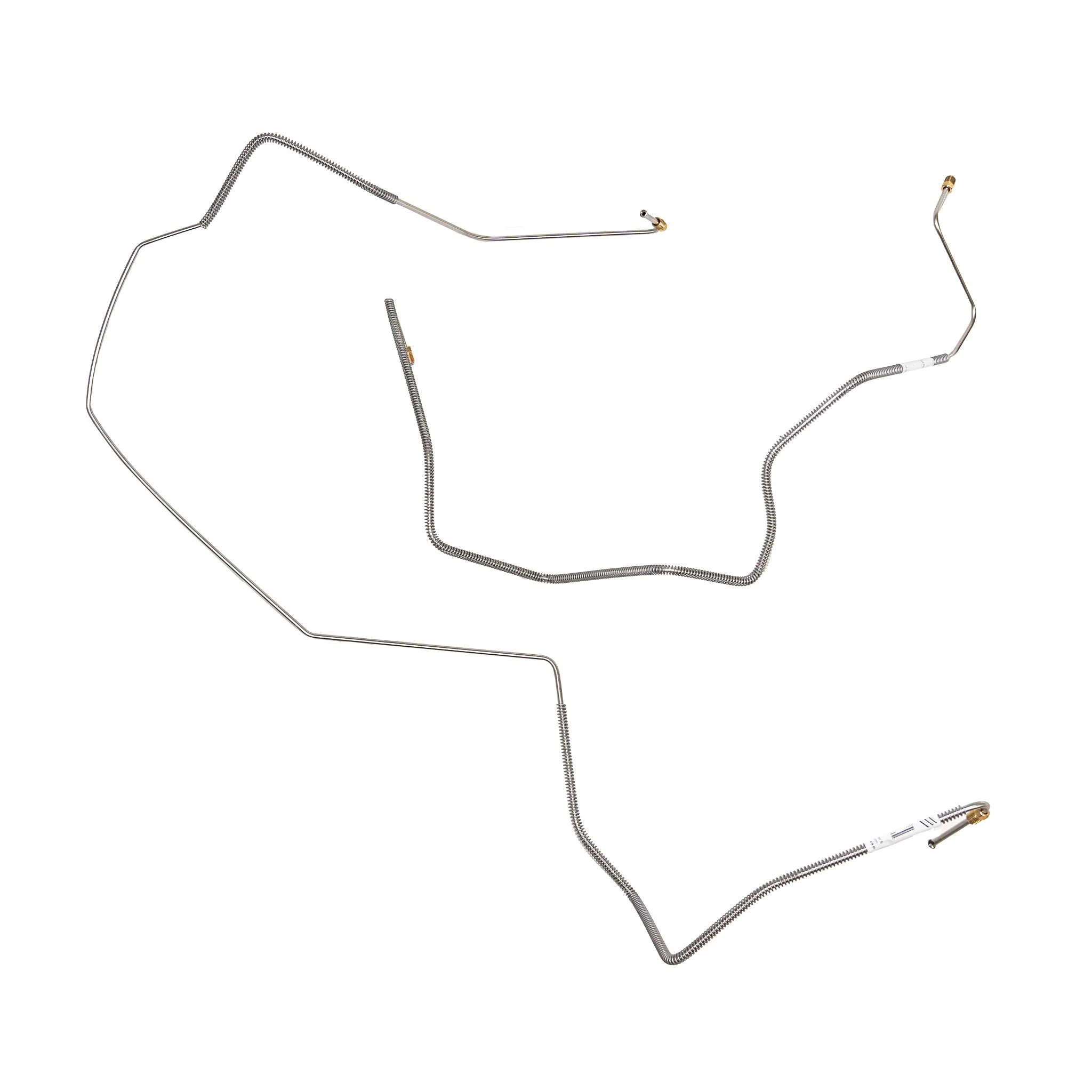 TKT7541- 75-76 Ford F-100 2wd w/ Standard Disc Brakes, 4pc Front Brake Line Set - Image 2