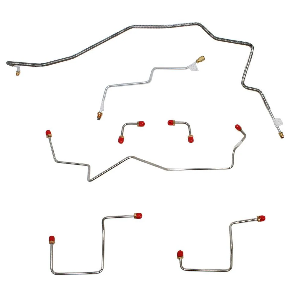 TKT9711- 00-04 Chevy S-10, 01-04 GMC Sonoma 2wd, AWABS, Disc [front]/Drum [rear] Front Brake Line Kit