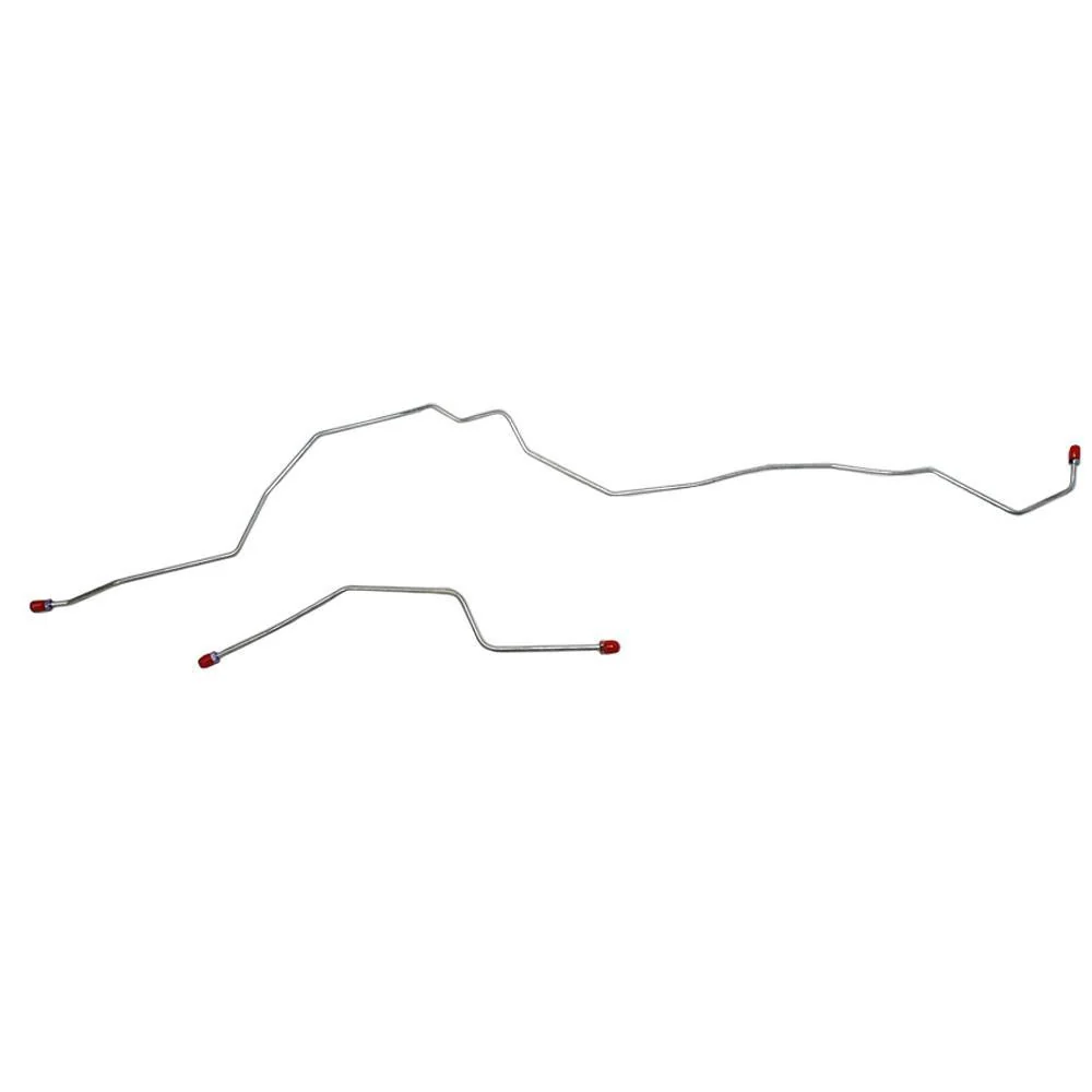 TRA8041- 80-81 Ford F-150 2wd w/ 9 Rear Axle, 2pc Rear Axle Brake Lines - Image 2