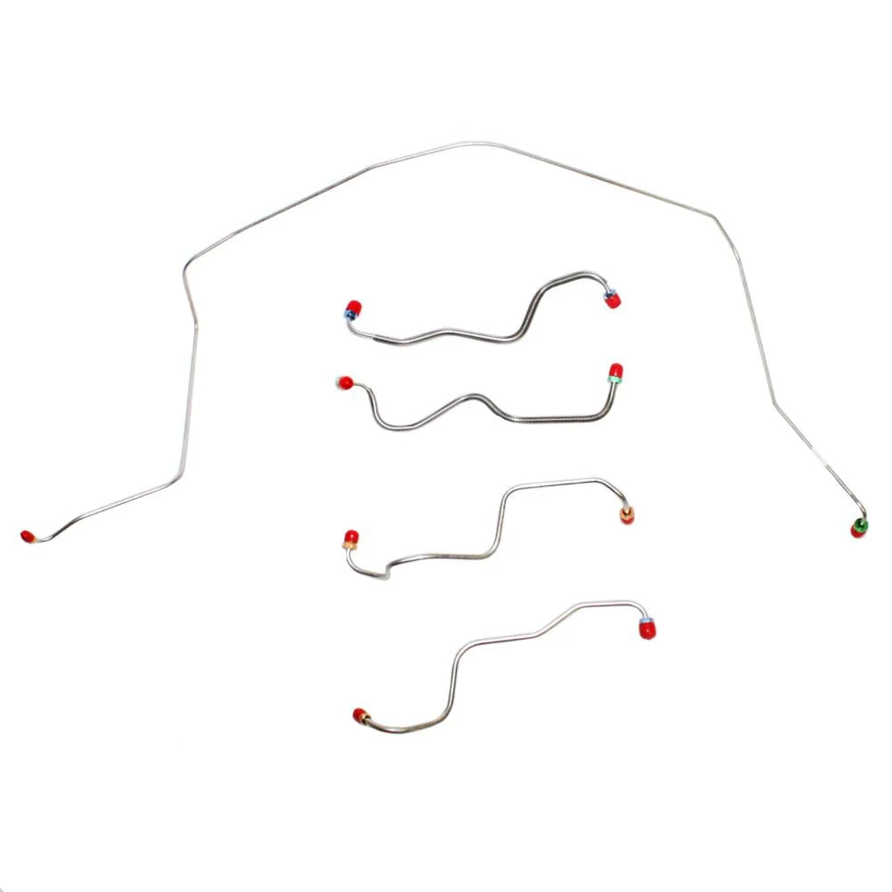 VKT6902- 69 Chevy Corvette, Power Brakes, Front 4pc Brake Line Set - Image 2