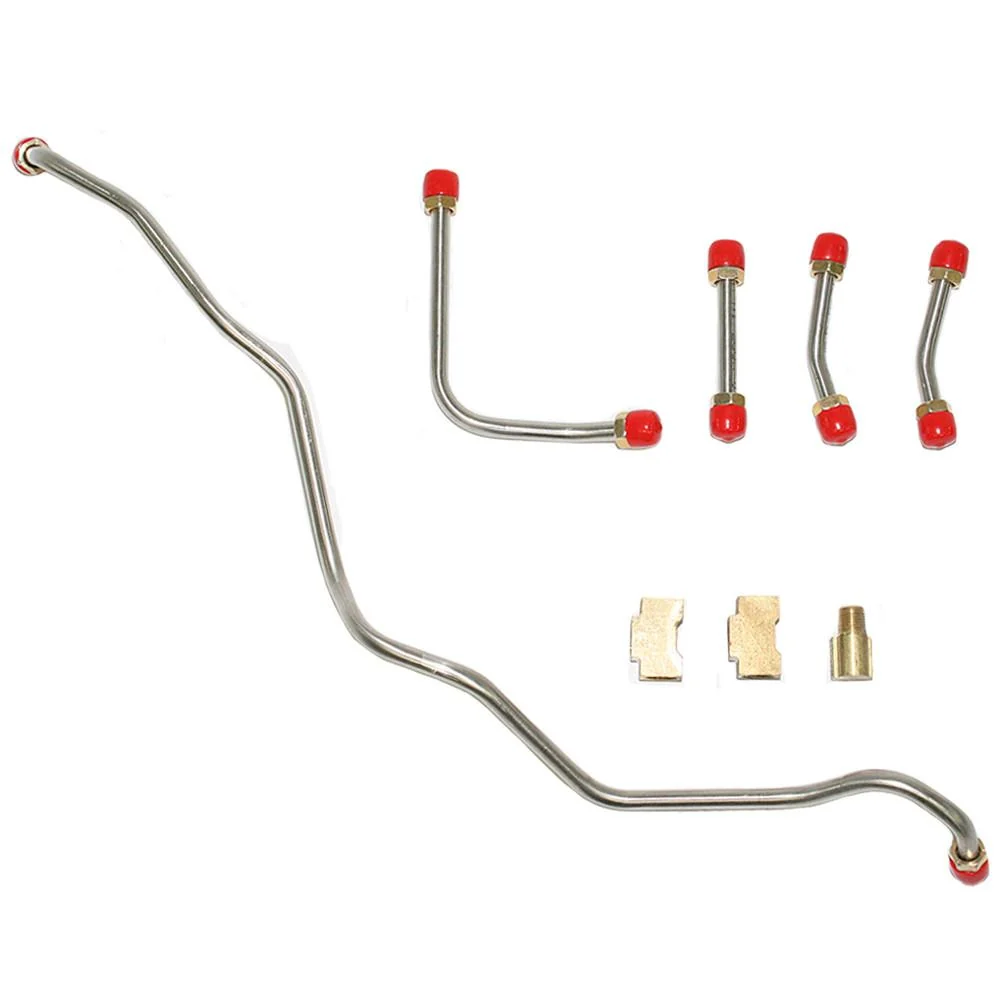 VPC6724- 67 Chevy Corvette, 427CID, 400/435 HP, 3x2 BBL Holley Carb; Pump to Carb Fuel Line (5 Lines & 2 Brass Tee Fittings)