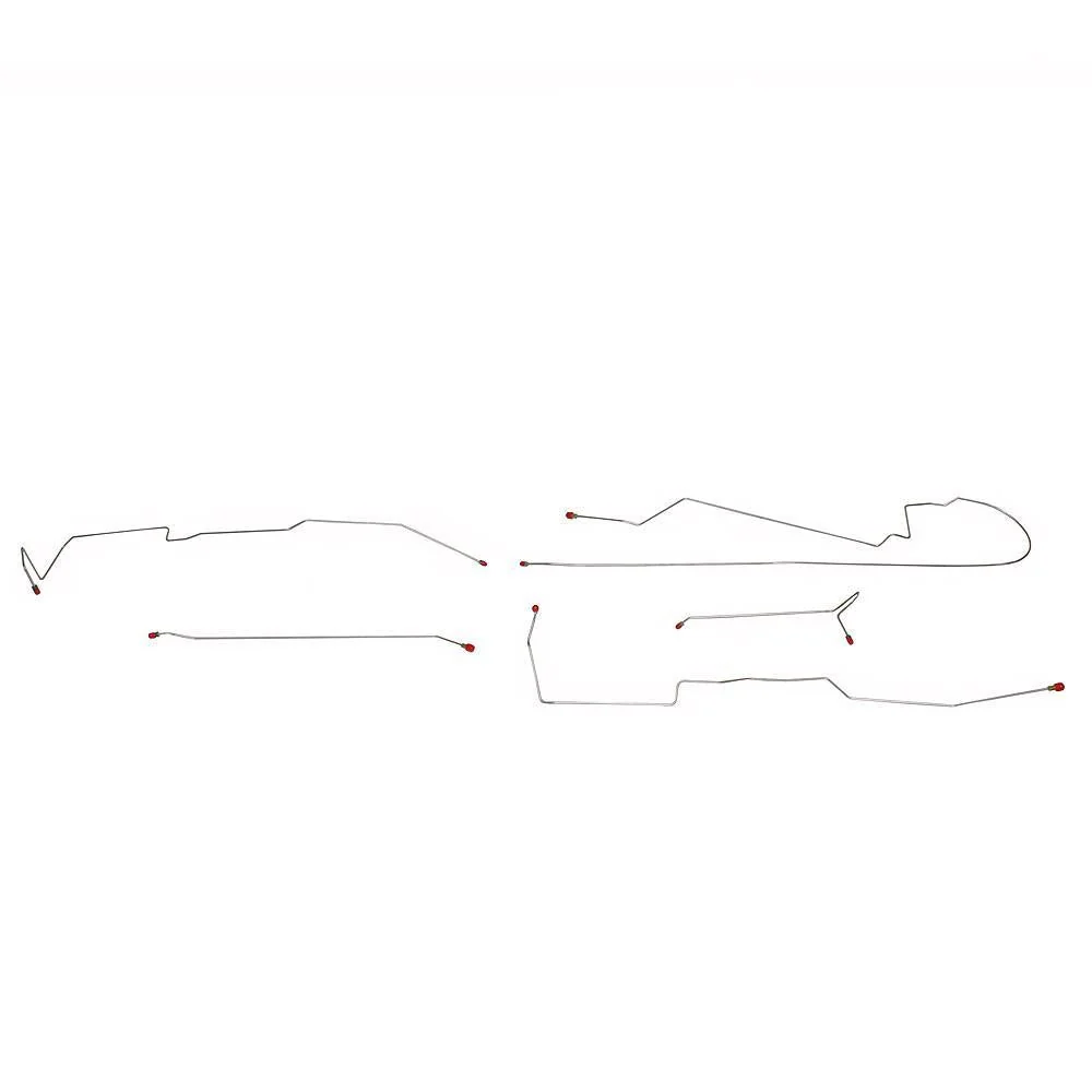 YIN9903- 99-04 Chrysler 300/LHS, AWABS w/ Traction Control, Complete Intermediate Brake Line Set - Image 2