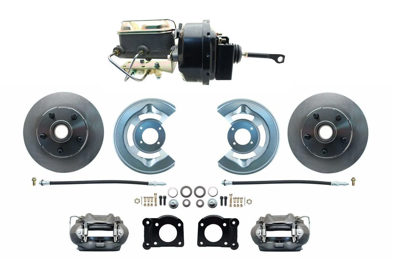 ZDC0001- 64-66 Mustang Power Front Disc Brake Conversion Kit with Disc Front / Drum Rear, Auto Trans Only