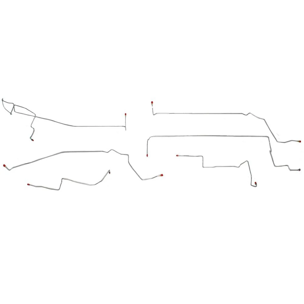 ZIN9903- 99-04 Ford Mustang GT 4.6L V8 Only w/ Traction Control, Complete Intermediate Brake Line Set